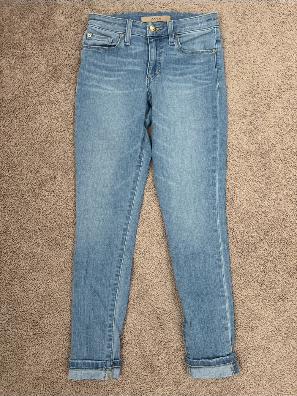 Joe's Jeans The Icon Mid Rise Skinny Crop Jeans Size 24